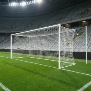Fußballtor Alu weiß